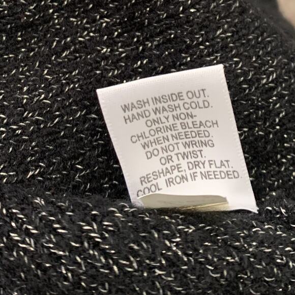 Apt 9 Size Small Metallic Black Ruffled Cardigan Whimsigoth Fairy Dark Romantic - Picture 7 of 7